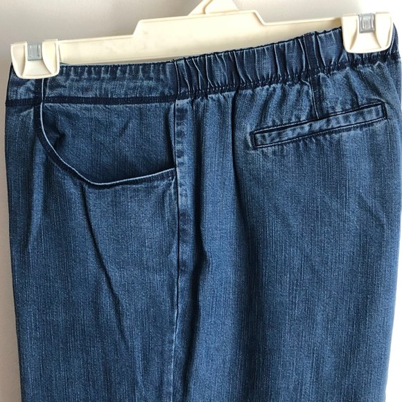 * SOLD * J. Jill - denim crop pants...Size: 18 - Picture 3 of 10